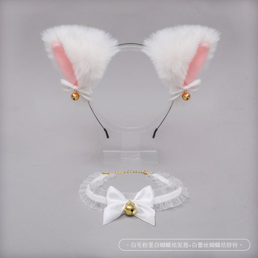 Fox Ear Headband and Choker set