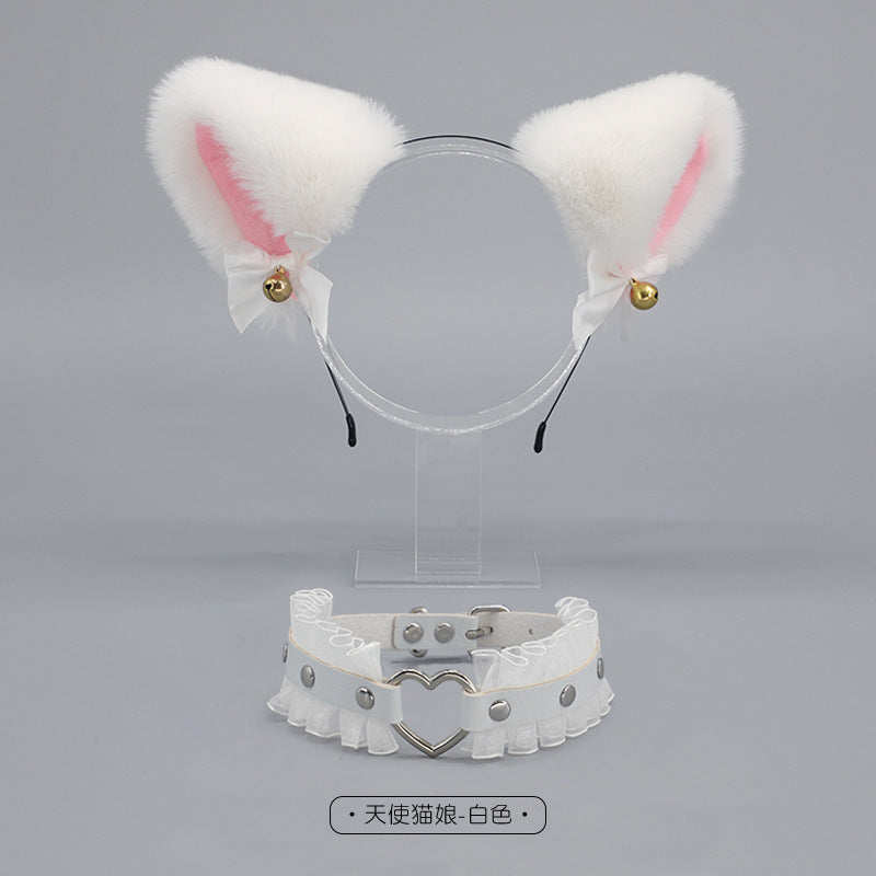 Fox Ear Headband and Choker set