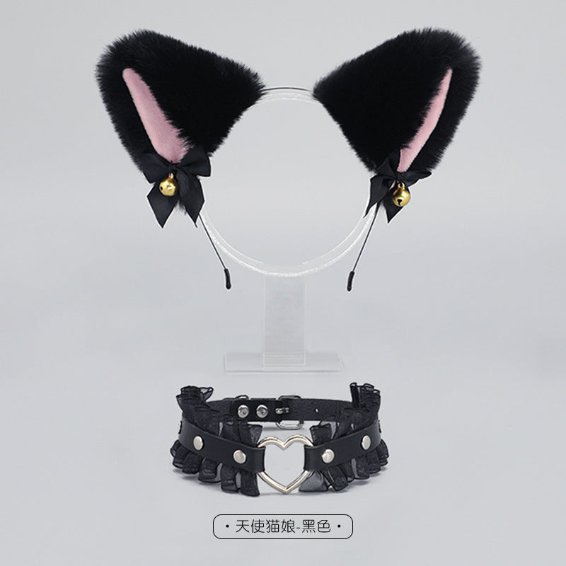 Fox Ear Headband and Choker set