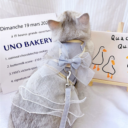 Pet Tulle Dress with Bow
