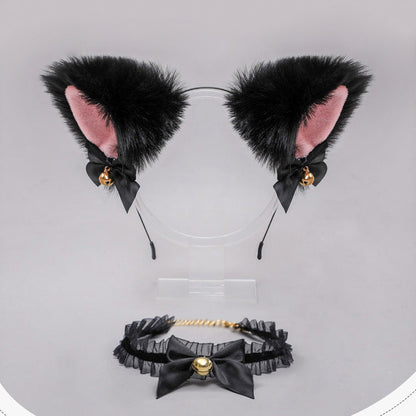 Fox Ear Headband and Choker set