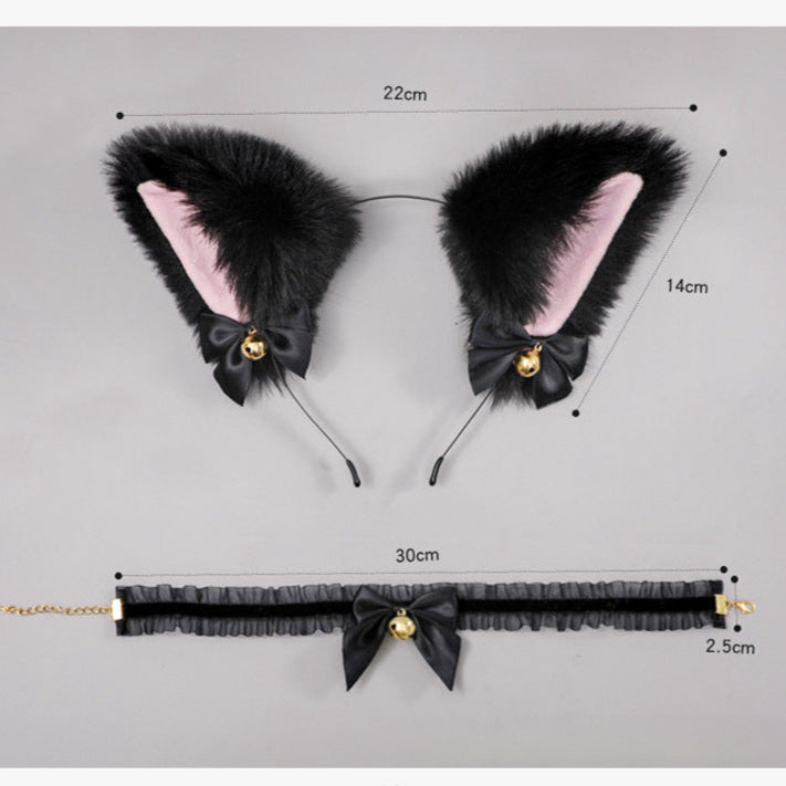Fox Ear Headband and Choker set