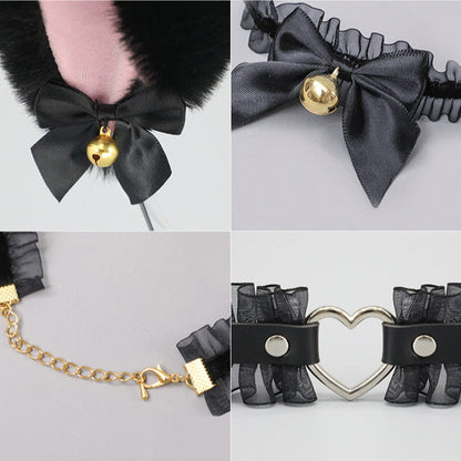 Fox Ear Headband and Choker set