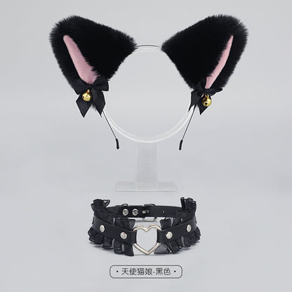 Fox Ear Headband and Choker set