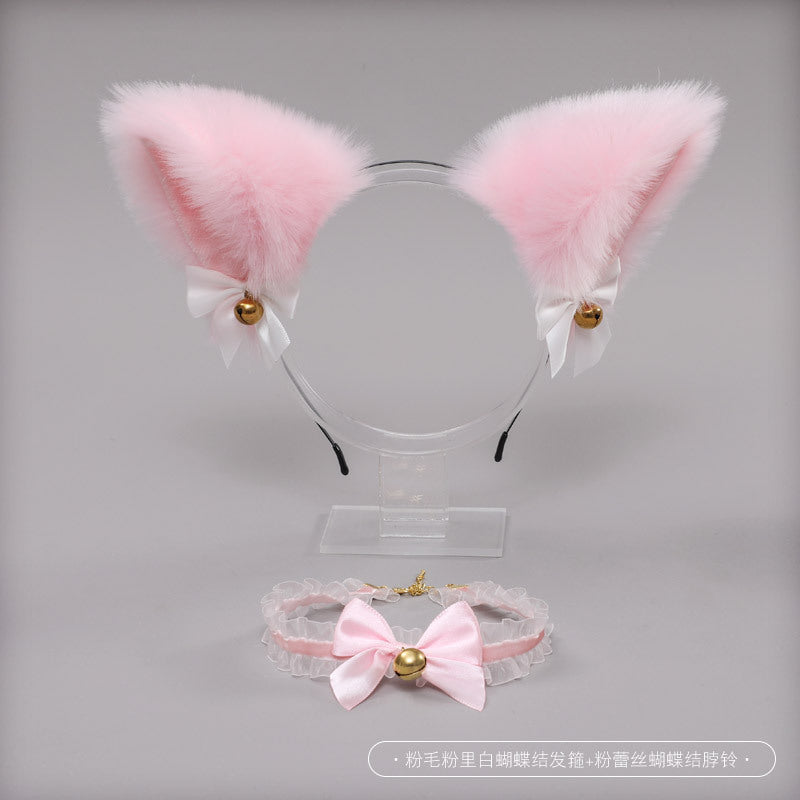 Fox Ear Headband and Choker set