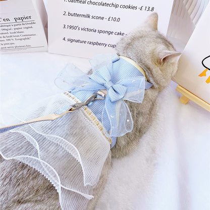Pet Tulle Dress with Bow